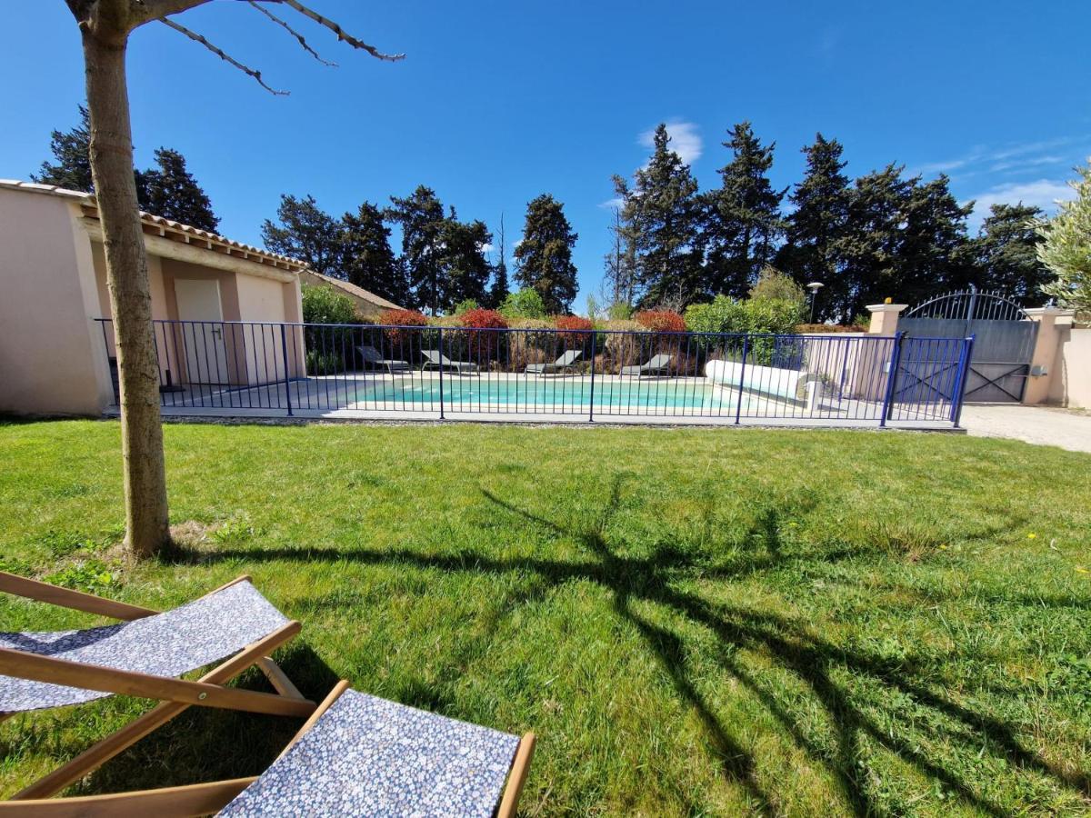 La Villa Bleue Saumane-de-Vaucluse Eksteriør bilde